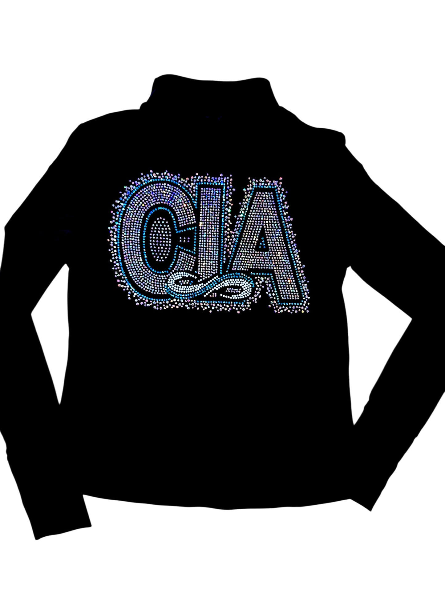 3/4 Zip Up CIA Mega Rhinestones