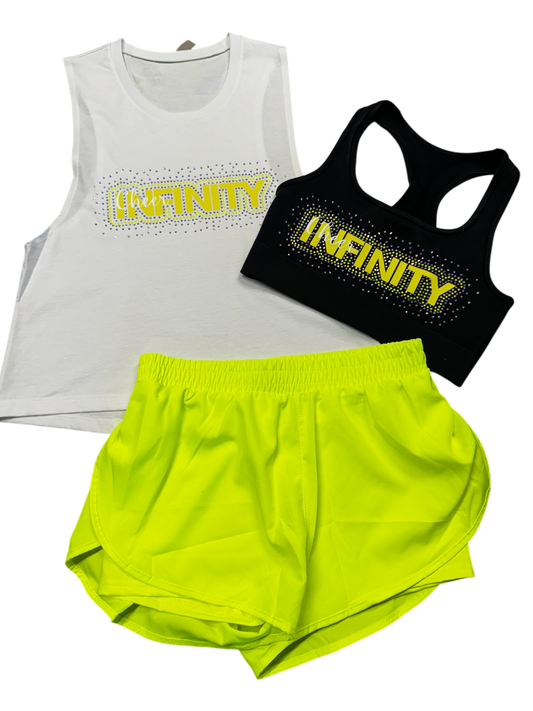 Neon Yellow Infinity Set