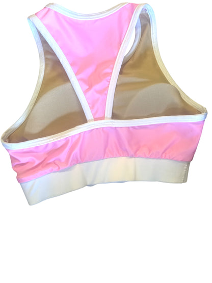 Pretty In Pink CIA Spangles Sumblimation Sportsbra