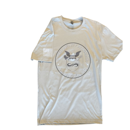 Sand CIA Emblem Tshirt