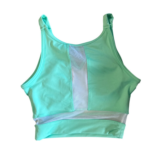 Seafoam Varsity LongLine Mesh Sportsbra
