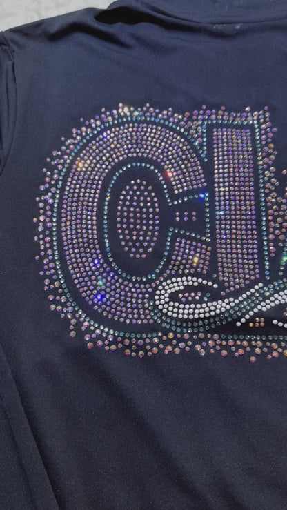 3/4 Zip Up CIA Mega Rhinestones